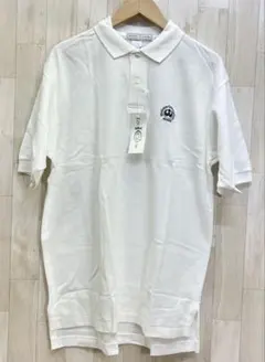 未使用 タグ付 IZOD CLUB 半袖 カノコ ポロシャツ ロゴ刺繍 メンズM