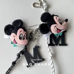 早い者勝ち‼️ミッキーチャーム イニシャルMチャーム キーホルダー