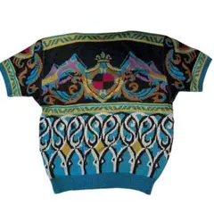 ヴィンテージ　FICCE ヨシユキコニシ　カラフル　　サマーニット　セーター