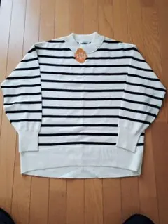 chocol raffine robe ストライプニットセーター