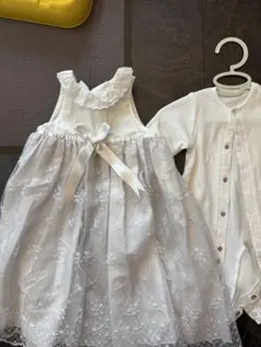 セレモニードレスセット ビームス2WAYオール+ミキハウス靴下・帽子+スタイ