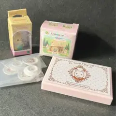 シルバニア　フィギュア　ミニチュアハウス ショップ　ギフト食器コレクション　クマ