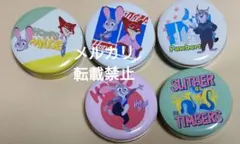 ズートピア2 プチキャン 缶ケース 5個セット