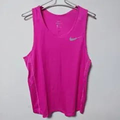 Nike DRI-FIT ピンク タンクトップ L