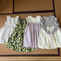 キッズワンピース4着セット130cm おまけ付き