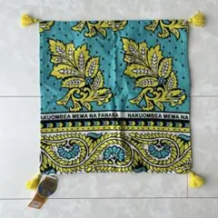 【未使用】チャイハネ アフリカン カンガ柄 クッションカバー 45×45cmのサムネイル