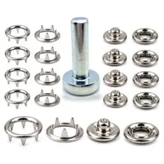 スナップボタン 10mm 10組 打ち具付きセット