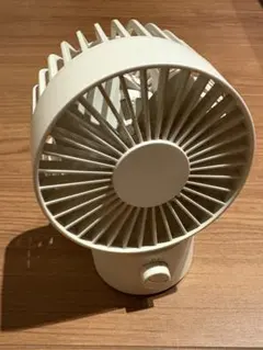 【ジャンク品】無印良品 USBデスクファン / 小型扇風機 / ホワイトのサムネイル