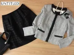 UNTITLED*アンタイトル フォーマルジャケット2＆スカート3 卒業式