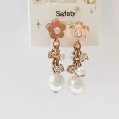 お花♡パール♡イヤリング
