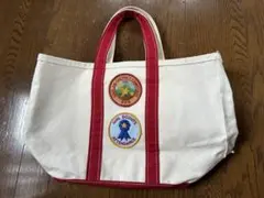 l.l.bean ワッペン付き キャンバス トートバッグ レッドのサムネイル