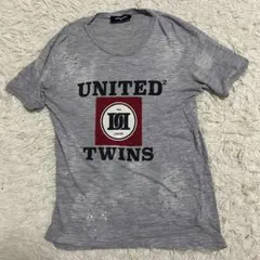 DSQUARED2 ダメージ加工　半袖Ｔシャツ　グレー　XS