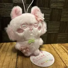 【新品未使用】モモンガ　ぬいぱれっと ちいかわ ぬいぐるみ ピンク　約10cm