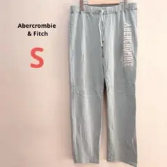 レア⭐️Abercrombie & Fitch【S】スウェットパンツ 水色 ロゴ