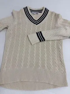 UNIQLO✖️イネス・ド・ラ・フレサンジュ Vネックチルデン・ケーブルニットS