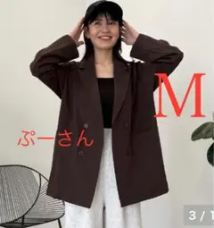 しまむら　ぷーさん　pu's'elect ポケツキテーラードジャケット　サイズＭ