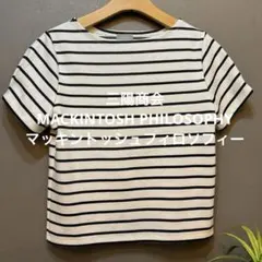 MACKINTOSH PHILOSOPHY 白×黒 ボーダー半袖Tシャツ　M相当のサムネイル