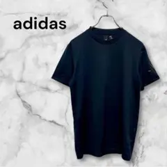 アディダス　半袖　Tシャツ　クルーネック　プリントロゴ　レギュラー丈　Mサイズ