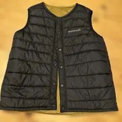 montbell リバーシブルダウンベスト　130センチ