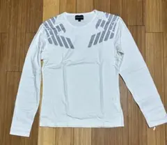 エンポリオアルマーニ 長袖Tシャツ M 白 両面スワロフスキーのサムネイル