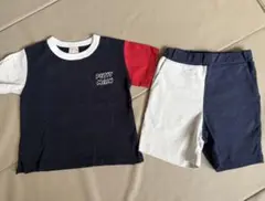 PETIT MAIN Tシャツとショートパンツセット 80cm