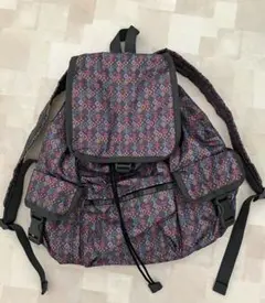 大容量 美品LeSportsac 総柄 リュック バックパックレスポートサックのサムネイル