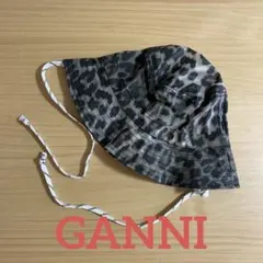 [美品]GANNI ガニー レオパード柄 バケットハット backet hatのサムネイル