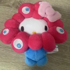 ハローキティ✖️ミャクミャク　カラビナ付きキーホルダー