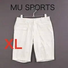 J212◾️エムユースポーツ　ゴルフハーフパンツ　ストレッチ