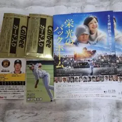 栄光のバックホーム　試写会記念品　横田慎太郎カード2セット　阪神タイガース