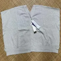 リラシク オートミールノースリーブカーディガン ベスト2way