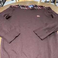 BURBERRY BLUE LABEL 七分 ニット セーター Mサイズ