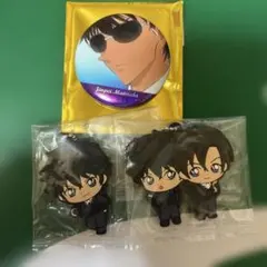 松田陣平　缶バッチ　ラバーストラップ