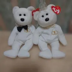 Ty Beanie Baby ウェディング ベア ぬいぐるみ 2体セット - メルカリ