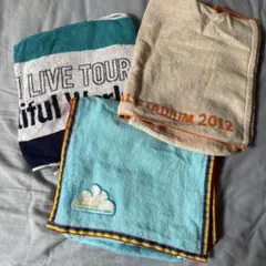 嵐 歴代コンサート フード付きタオル