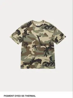 Stüssy Pigment Dyed Ss Thermal Camo Mサイズ - メルカリ