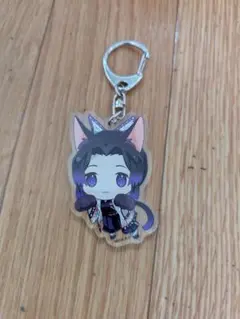 鬼滅の刃　胡蝶しのぶ　ねこキーホルダー