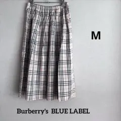 バーバリー　ブルーレーベル　ノバチェック　ロングスカート