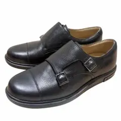 【極美品】MoonStar GENTLY ダブルモンク ブラック　25.5㎝のサムネイル