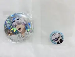 呪術廻戦 懐玉・玉折 休憩シャイニー缶バッジ ジロリ まめかん 缶バッジ 五条悟