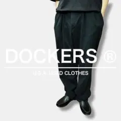 ◎USA古着◎DOCKERS ルーズシルエット ブラックパンツ CP1-821