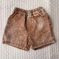【美品】MY LITTIE WONDER ケミカルデニム　ブラウン