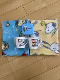 AOKI アオキ　ノベルティ　スヌーピー　ブランケット　マグカップ　フードケース