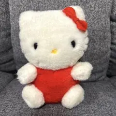 サンリオ　レトロ　ハローキティ　ぬいぐるみ　マスコット　ガラガラドール