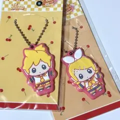 【匿名配送】VOCALOID 鏡音リン 鏡音レン ラバーキーホルダー 2個セット