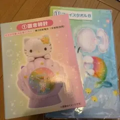 キティ　①置き時計　くじ　サンリオくじ　Hello Kitty 置き時計のサムネイル
