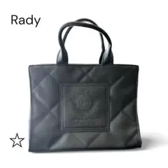 Rady レディ キルティング トートバッグ ブラック