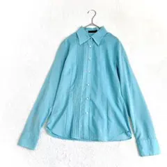 美品【TOMORROWLAND collection】ピンタックブラウス　シアーのサムネイル