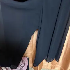 GU ブラック　黒　ガウチョパンツ