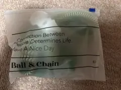 【新品未使用】Ball＆Chain ボールアンドチェーン ストラップ グリーン系